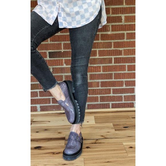 FREE PEOPLE Mackenzie MJ Loafers / Frosted Fig - Picture 3 of 14